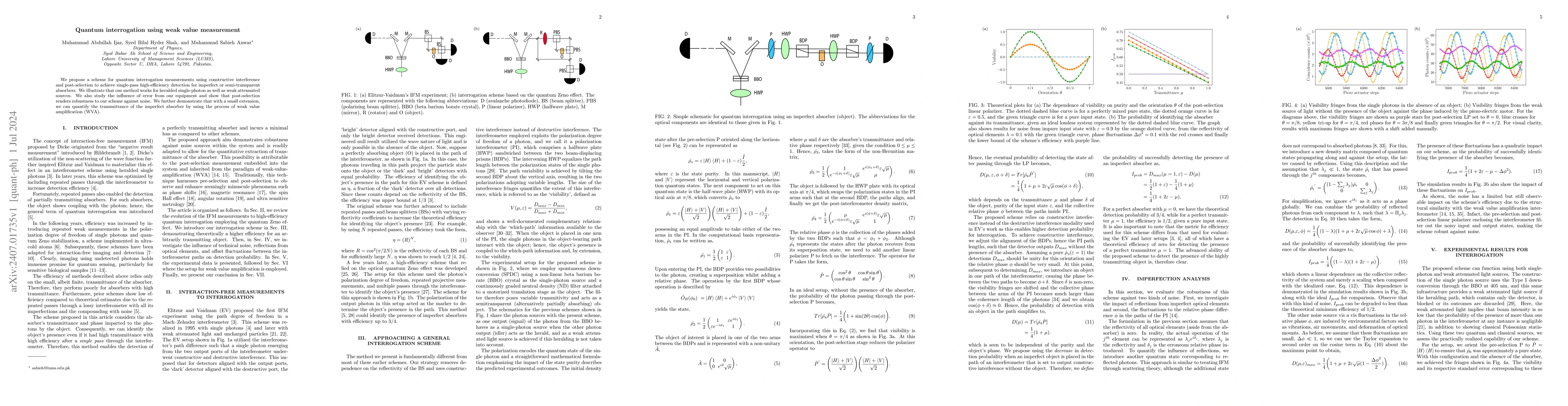 Thumbnail for Quantum interrogation using weak value measurement