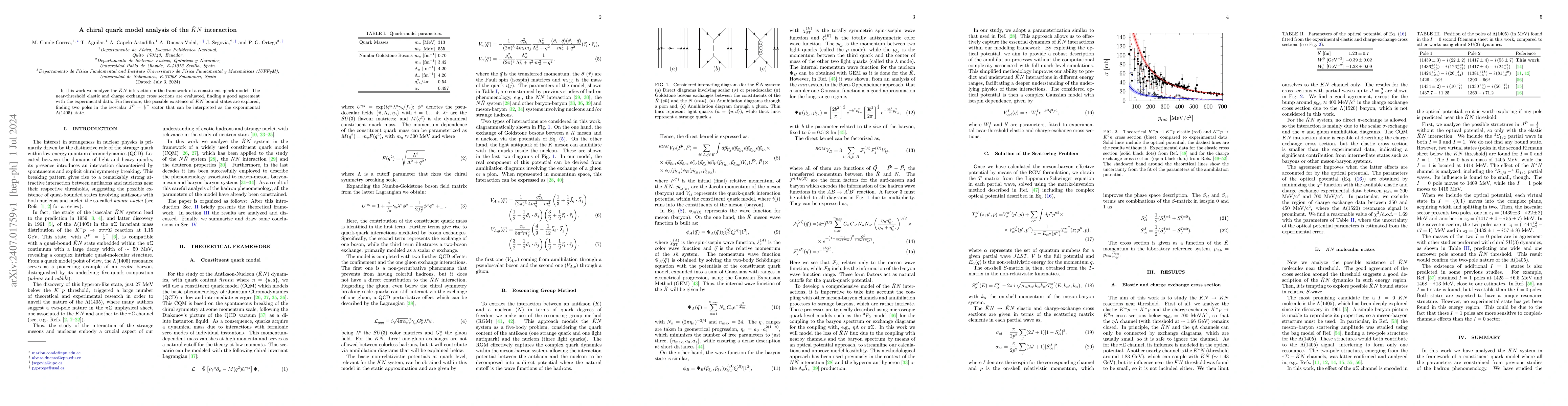 Thumbnail for A chiral quark model analysis of the $\bar KN$ interaction