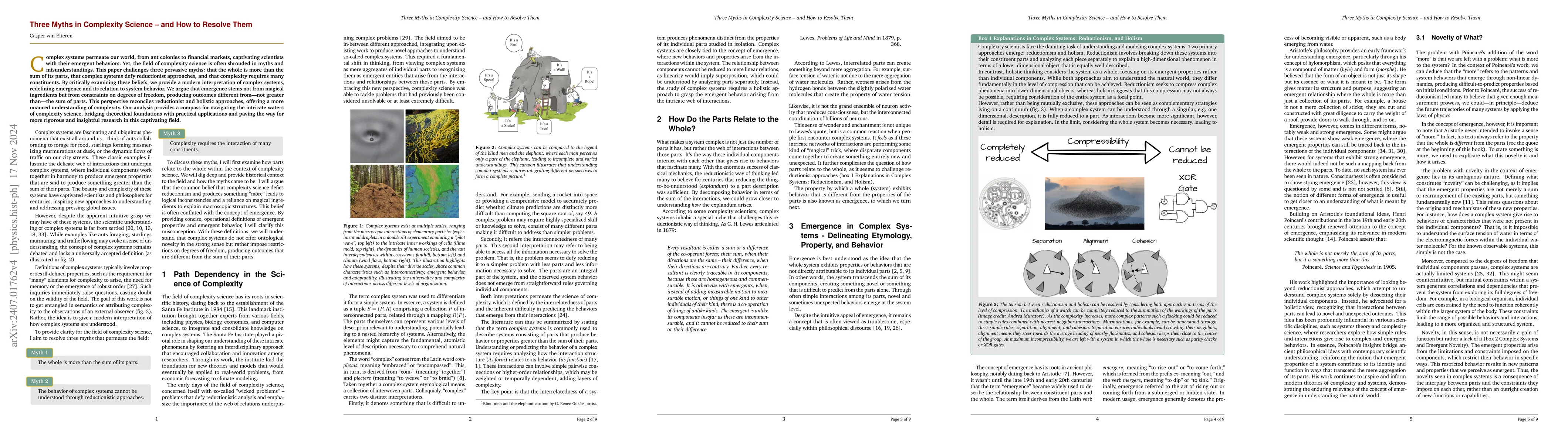 Thumbnail for Three Myths in Complexity Science and How to Resolve Them