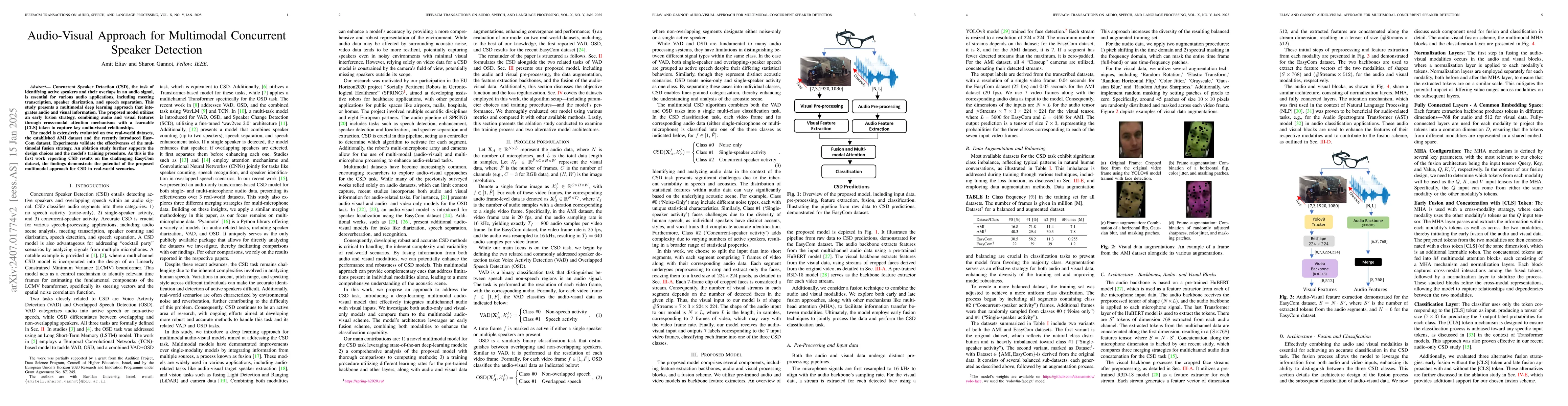 Thumbnail for Audio-Visual Approach For Multimodal Concurrent Speaker Detection