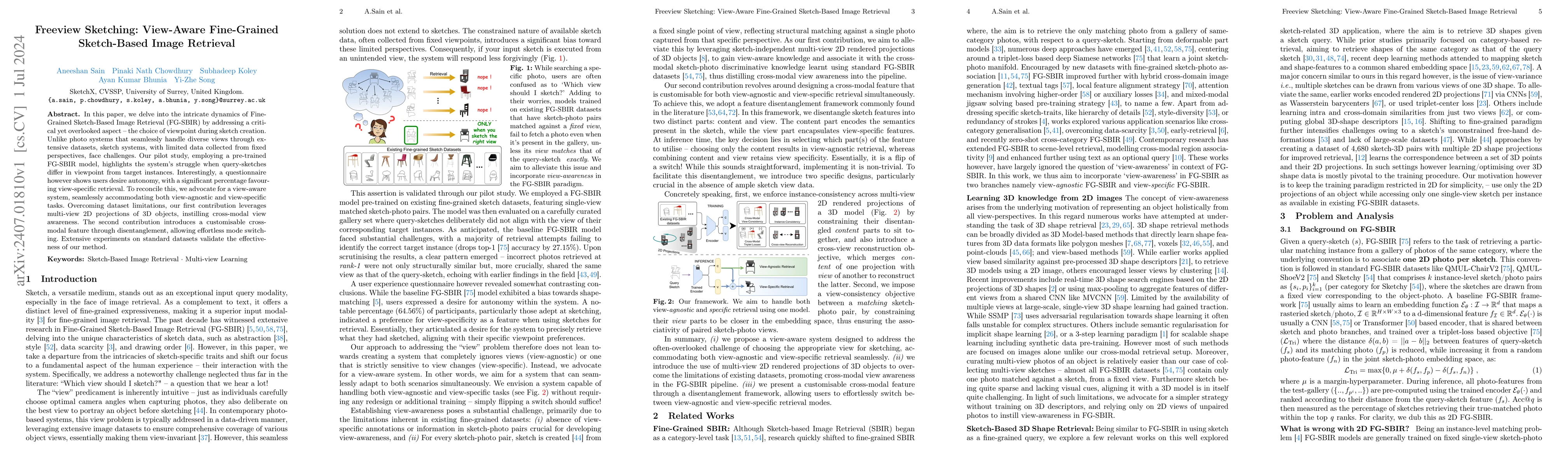 Thumbnail for Freeview Sketching: View-Aware Fine-Grained Sketch-Based Image Retrieval