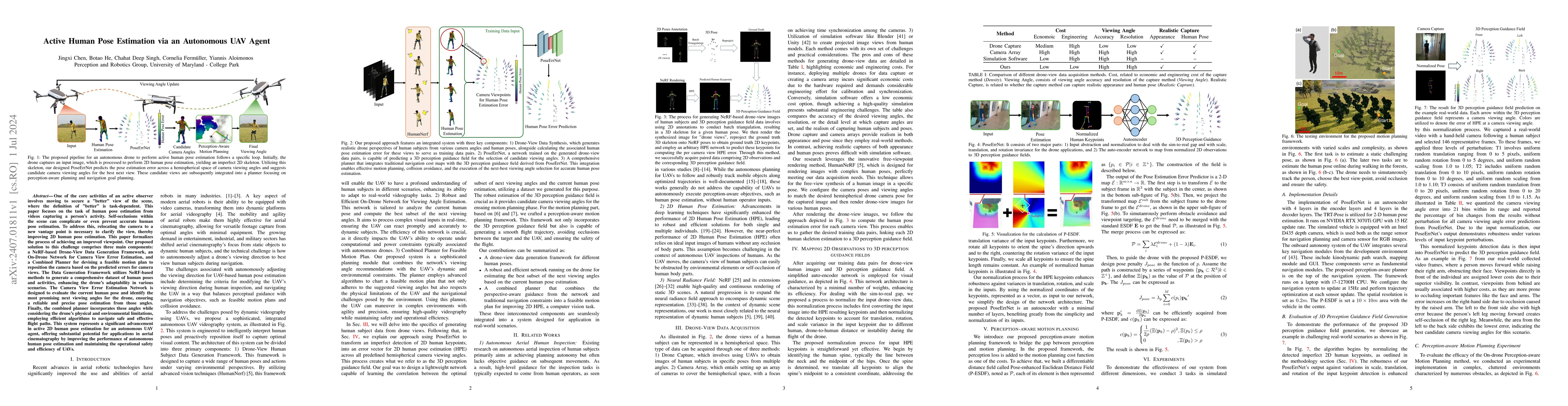 Thumbnail for Active Human Pose Estimation via an Autonomous UAV Agent
