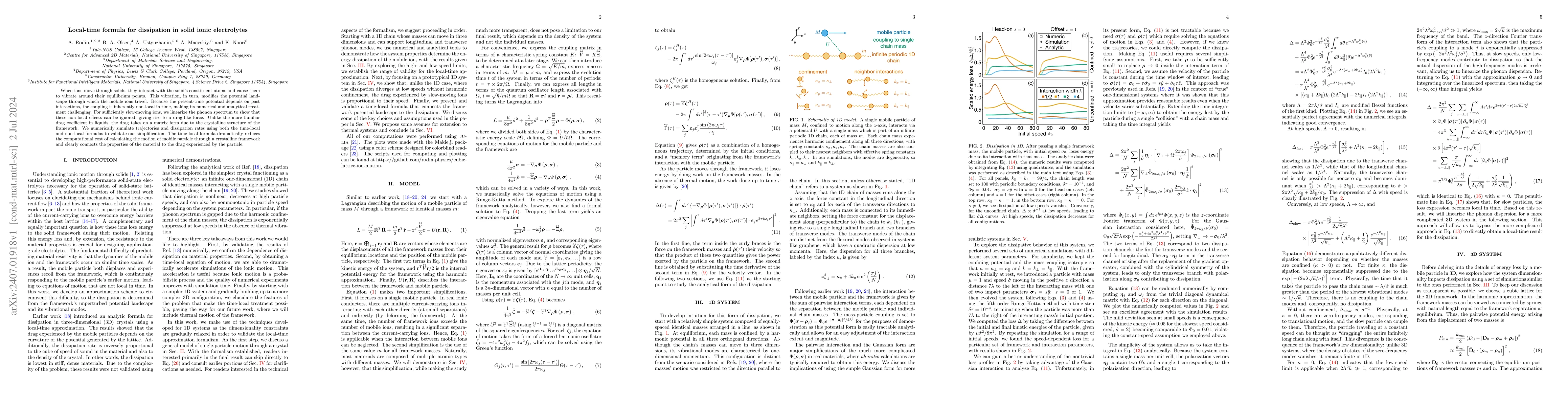 Thumbnail for Local-time formula for dissipation in solid ionic electrolytes