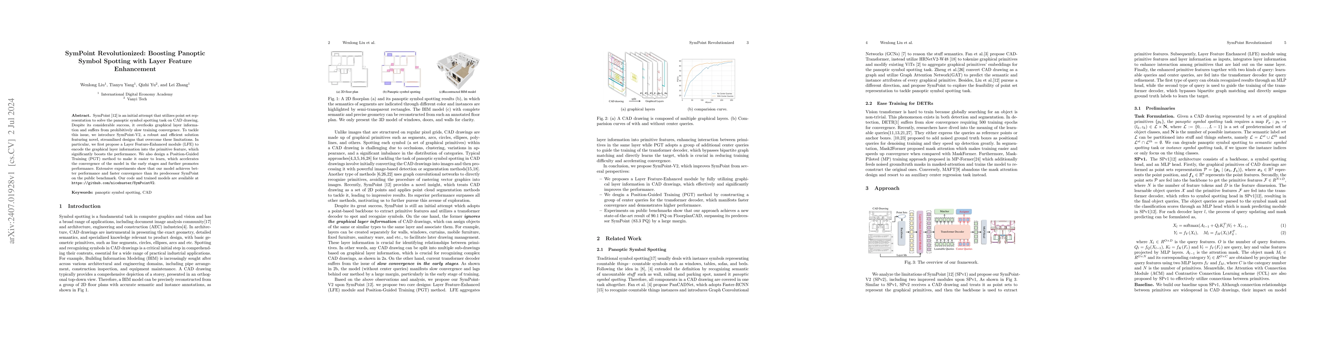 Thumbnail for SymPoint Revolutionized: Boosting Panoptic Symbol Spotting with Layer
  Feature Enhancement