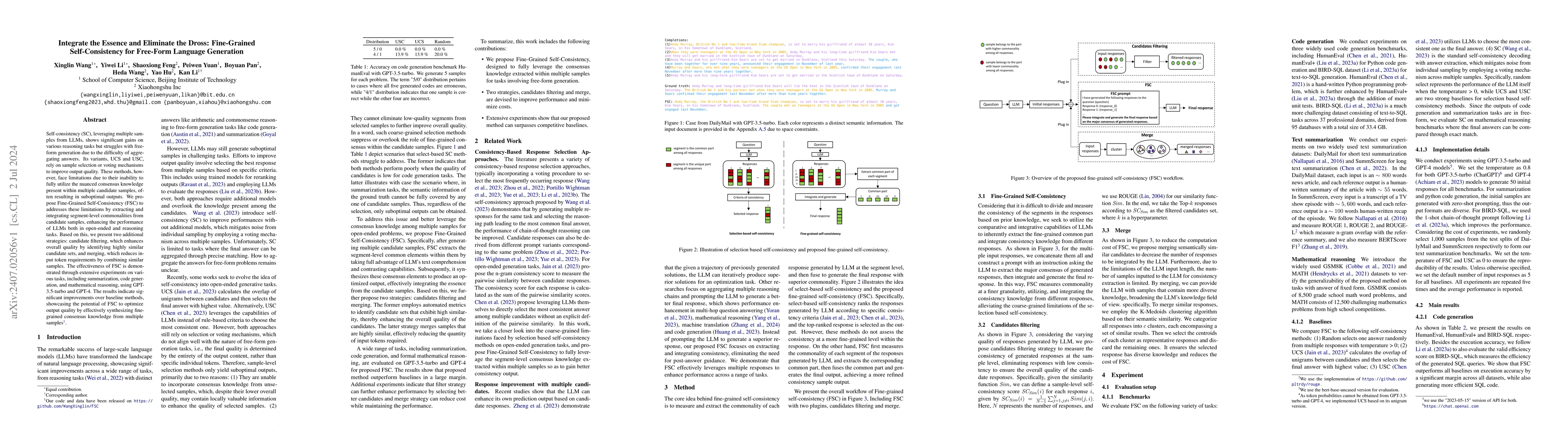 Thumbnail for Integrate the Essence and Eliminate the Dross: Fine-Grained
  Self-Consistency for Free-Form Language Generation