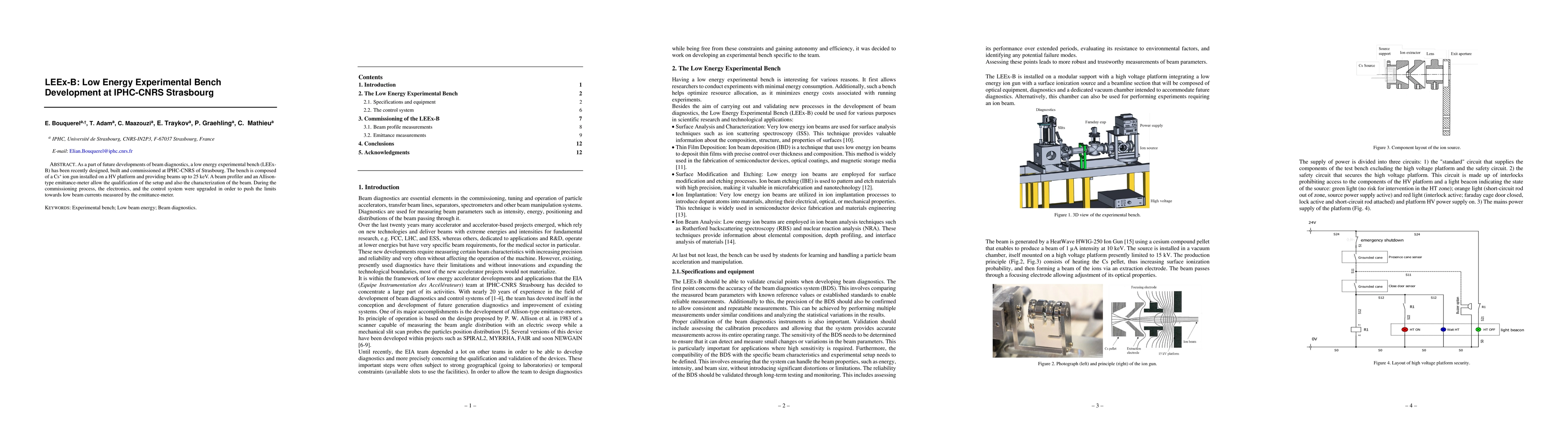 Thumbnail for LEEx-B: Low Energy Experimental Bench Development at IPHC-CNRS
  Strasbourg