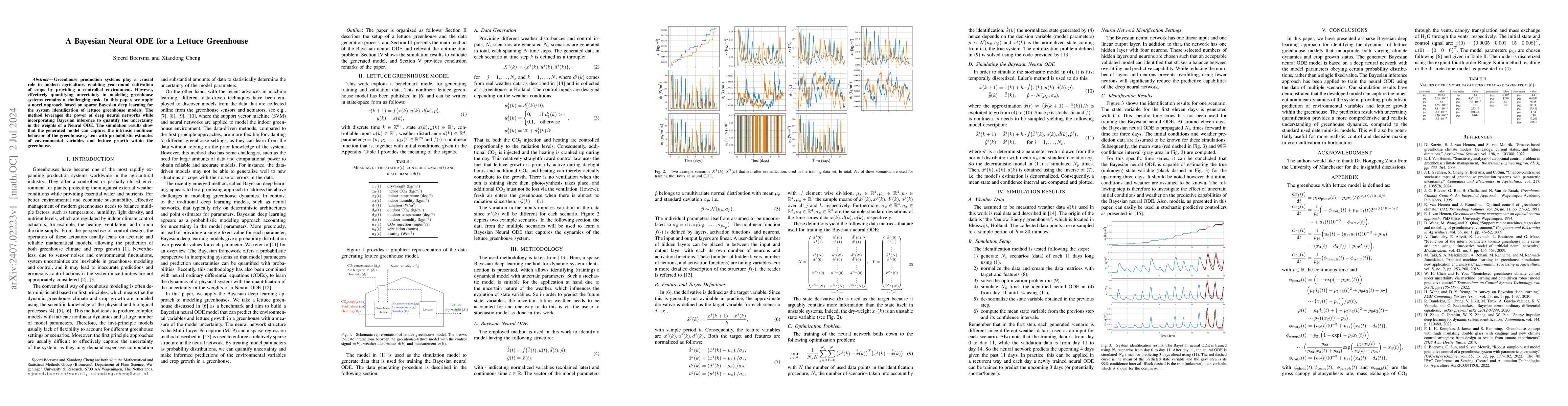 Thumbnail for A Bayesian Neural ODE for a Lettuce Greenhouse