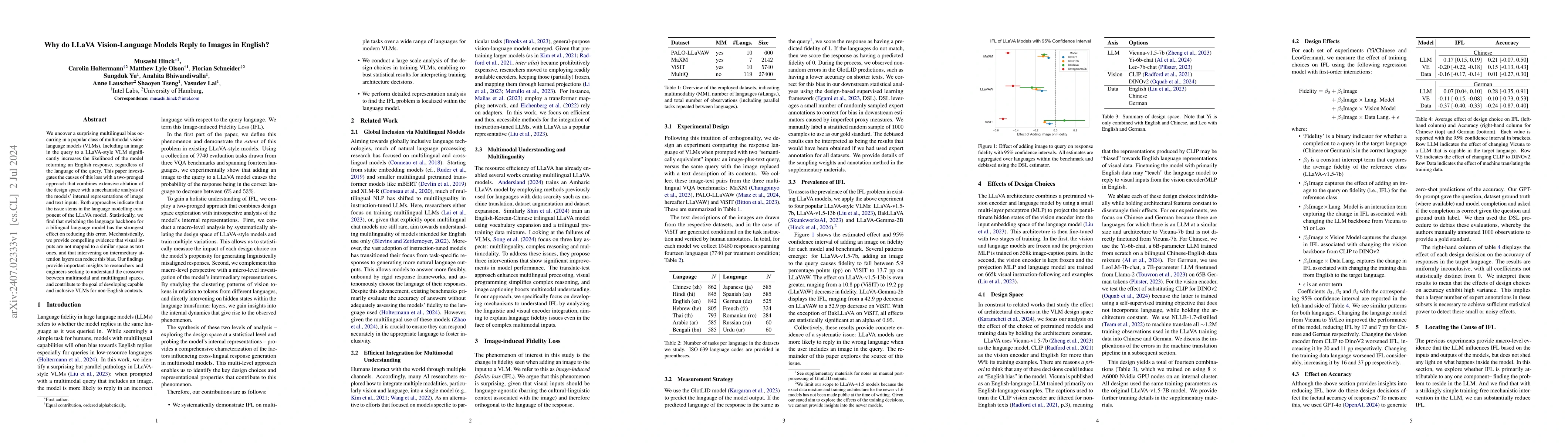 Thumbnail for Why do LLaVA Vision-Language Models Reply to Images in English?