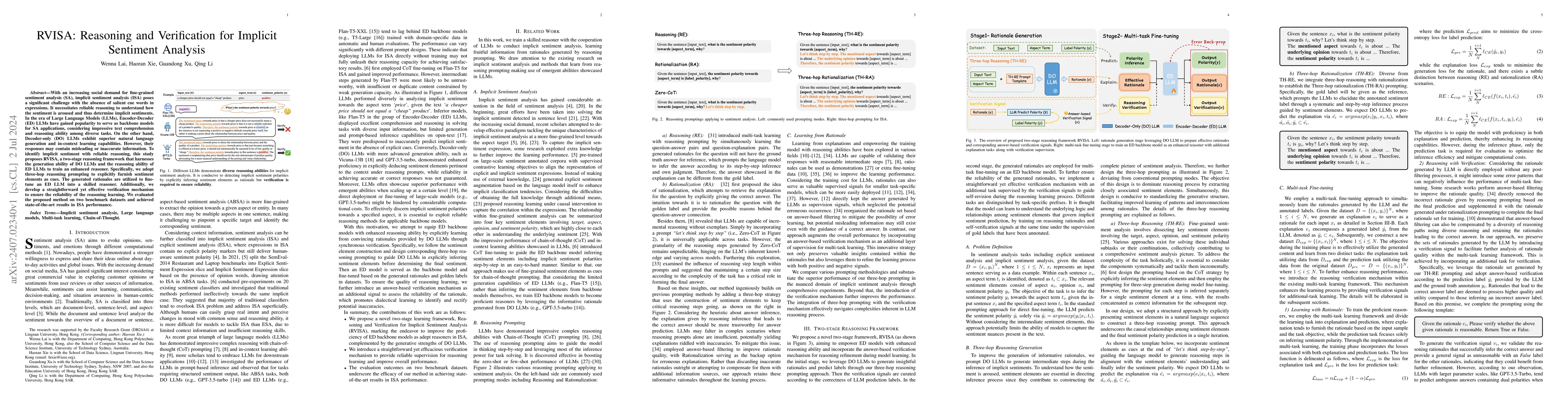 Thumbnail for RVISA: Reasoning and Verification for Implicit Sentiment Analysis