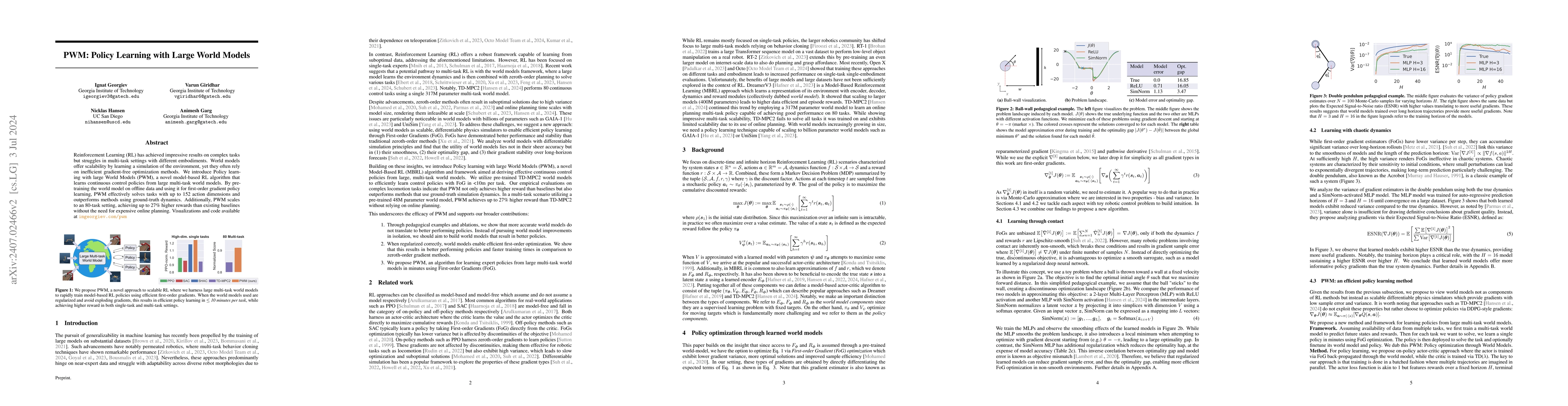 Thumbnail for PWM: Policy Learning with Large World Models