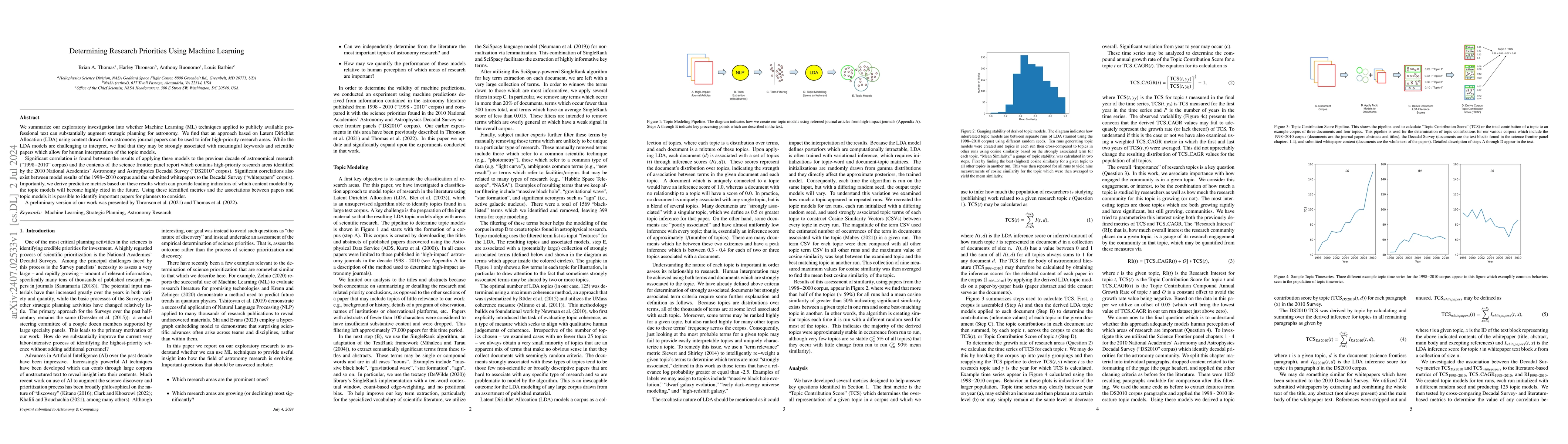 Thumbnail for Determining Research Priorities Using Machine Learning