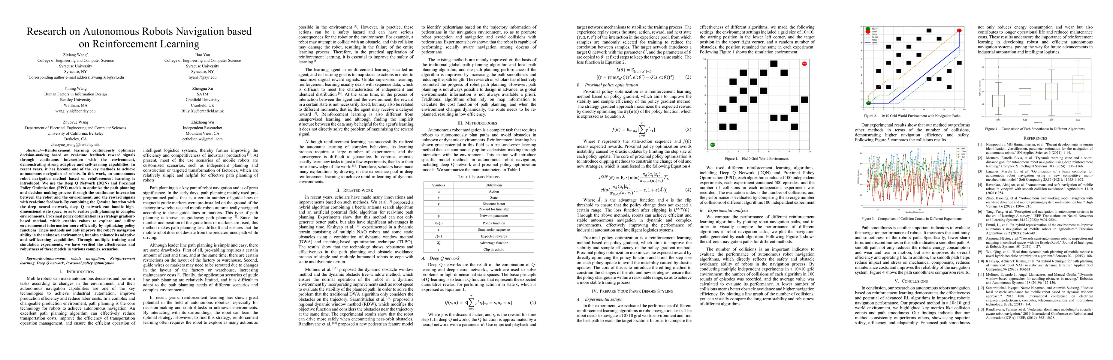 Thumbnail for Research on Autonomous Robots Navigation based on Reinforcement Learning