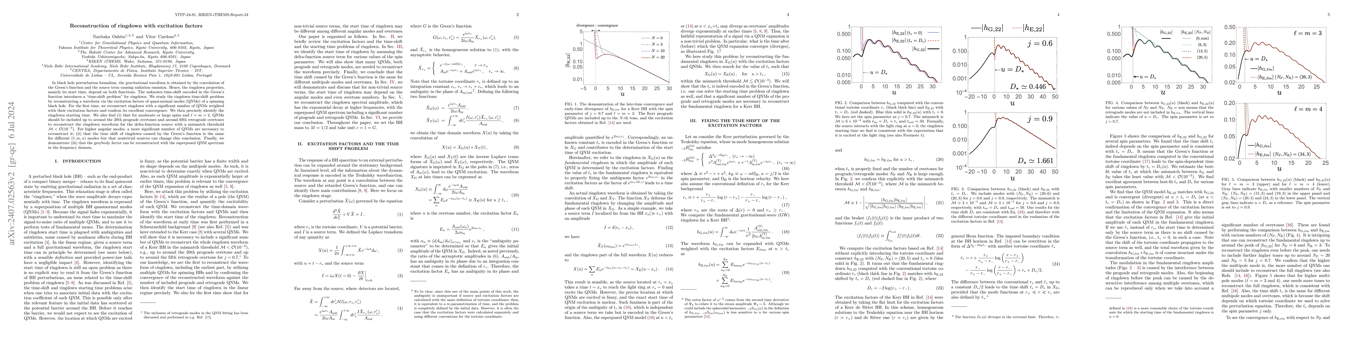 Thumbnail for Reconstruction of ringdown with excitation factors