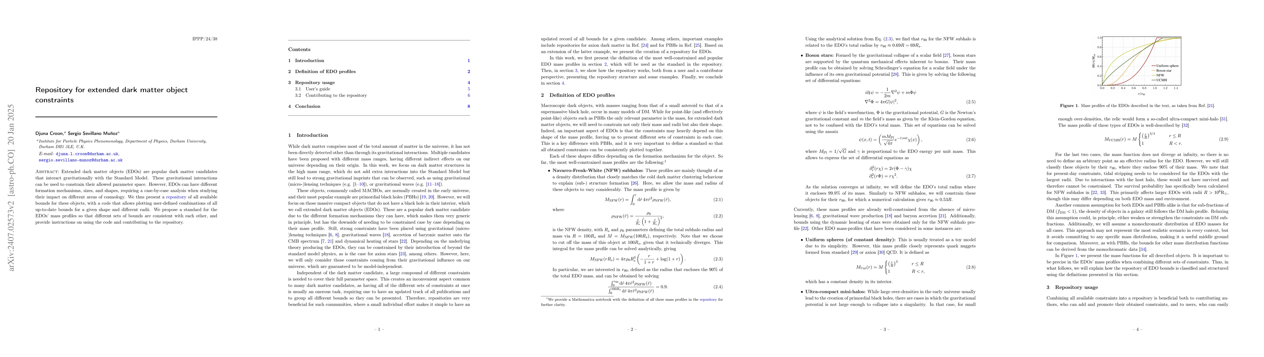 Thumbnail for Repository for extended dark matter object constraints