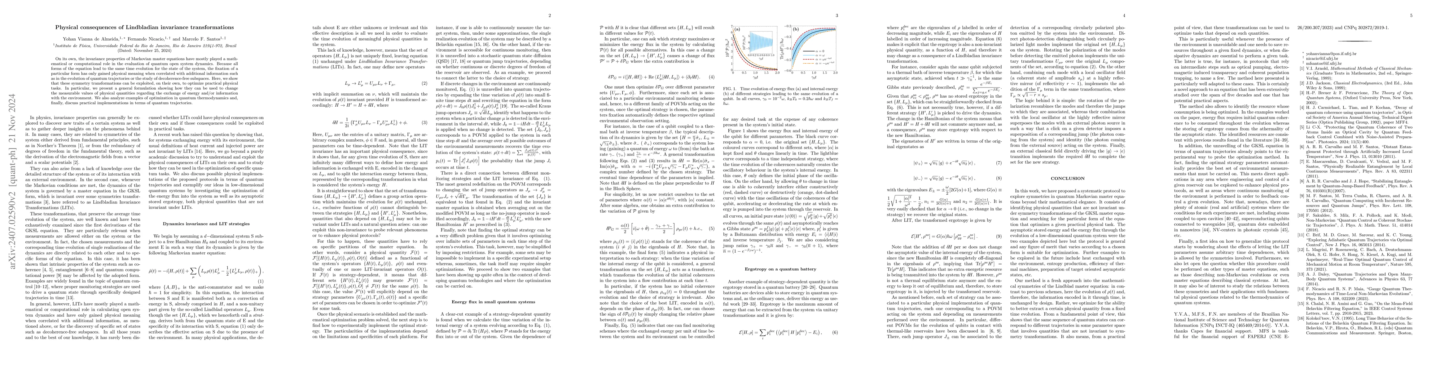 Thumbnail for Physical consequences of gauge optimization in quantum open systems
  evolutions