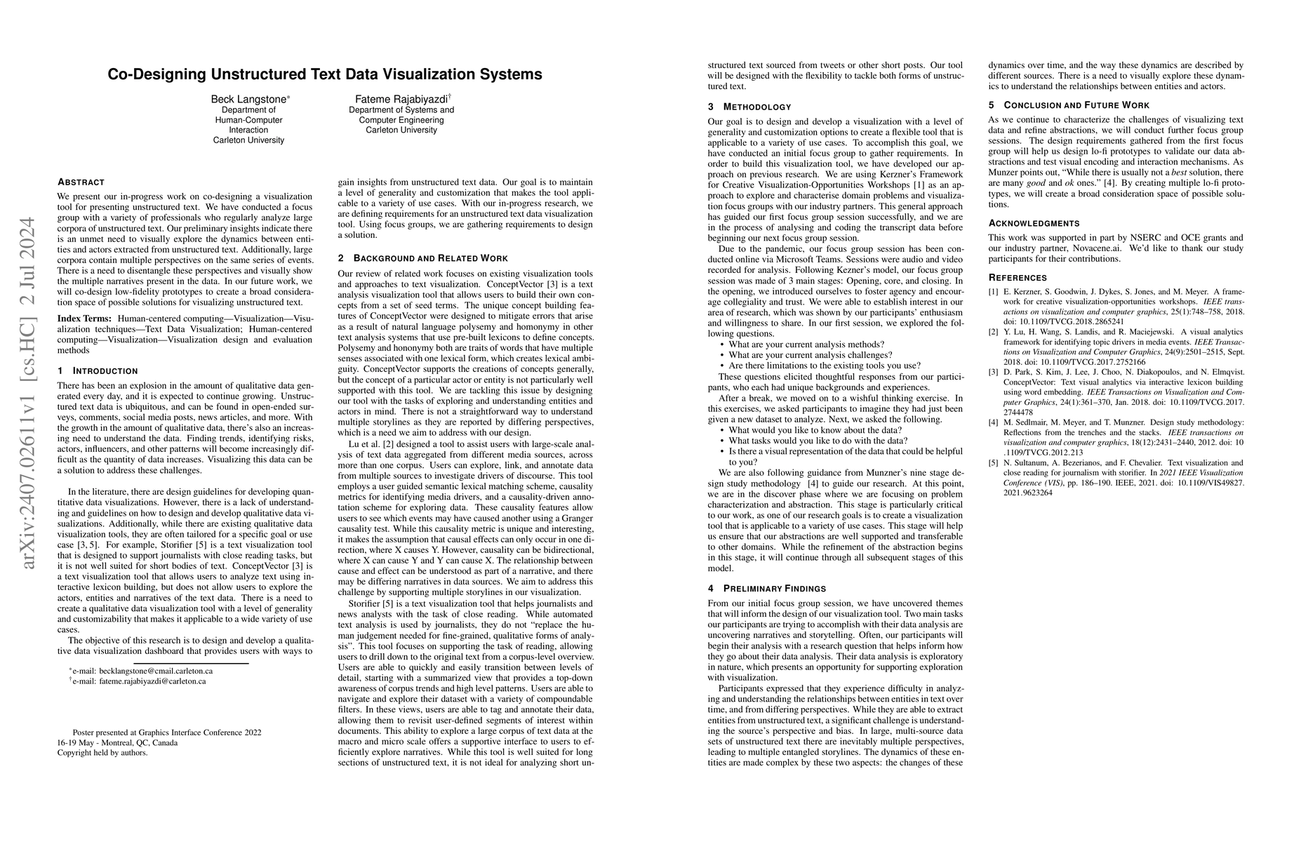 Thumbnail for Co-Designing Unstructured Text Data Visualization Systems