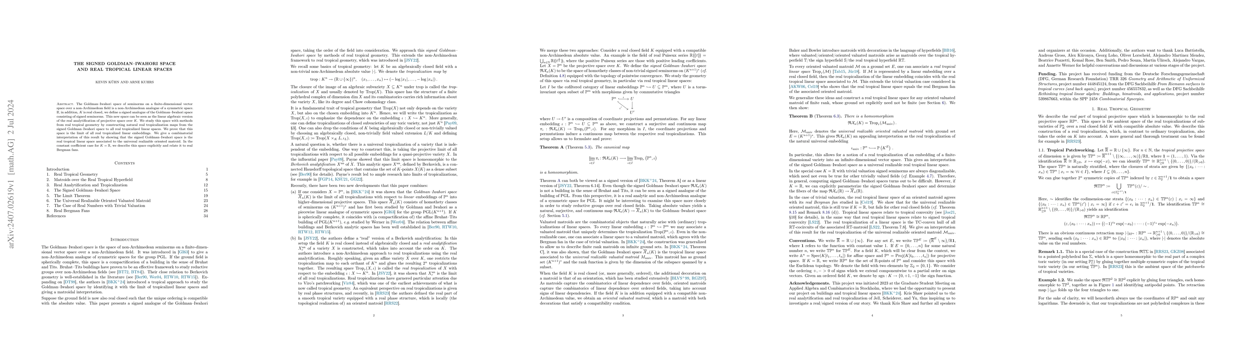 Thumbnail for The Signed Goldman-Iwahori Space and Real Tropical Linear Spaces