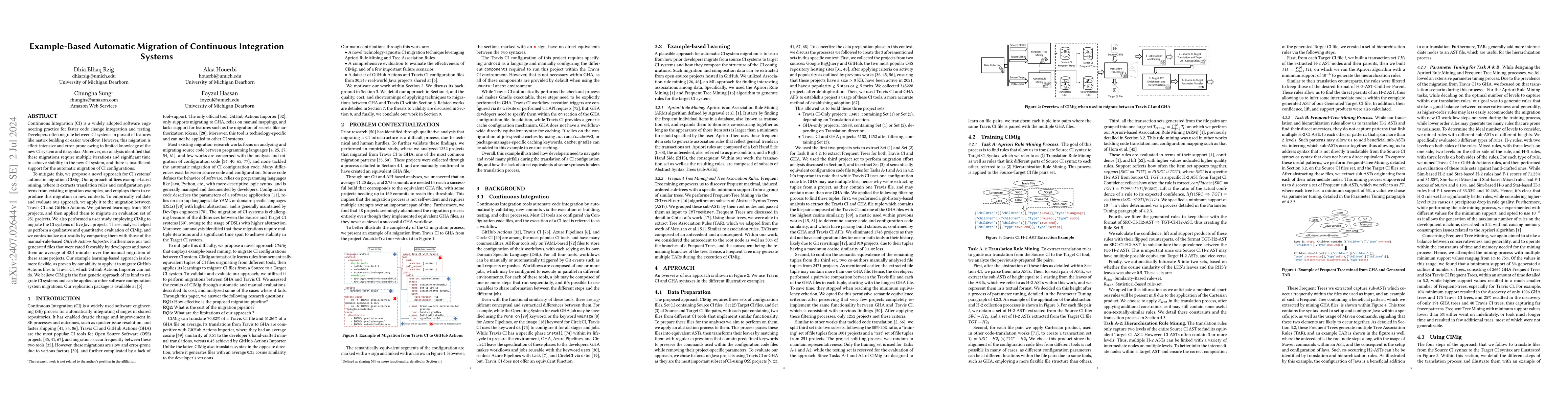 Thumbnail for Example-Based Automatic Migration of Continuous Integration Systems