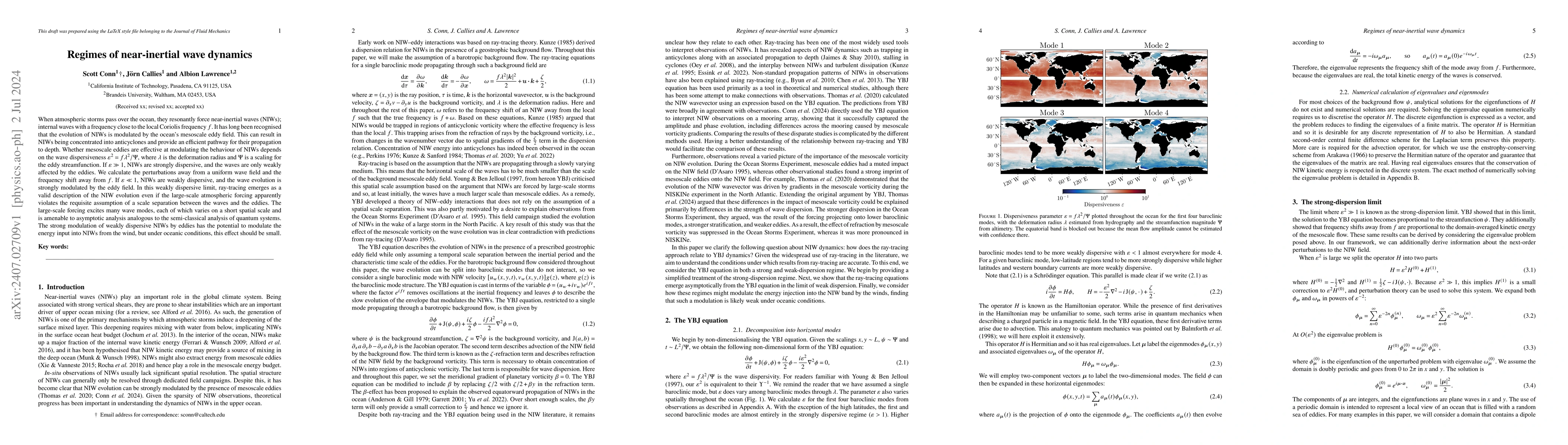 Thumbnail for Regimes of Near-Inertial Wave Dynamics