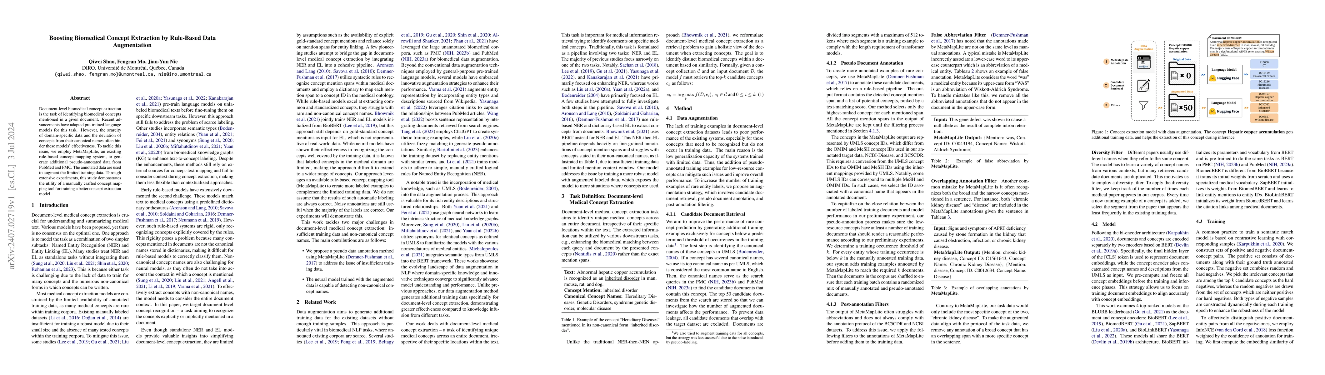 Thumbnail for Boosting Biomedical Concept Extraction by Rule-Based Data Augmentation