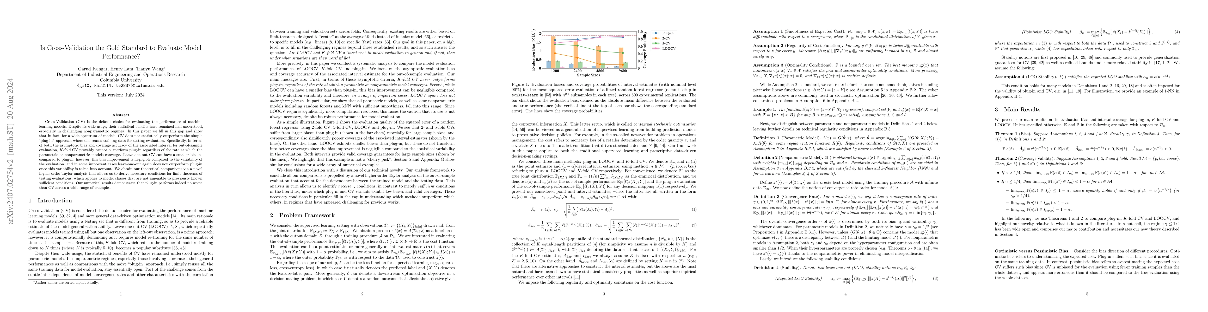 Thumbnail for Is Cross-Validation the Gold Standard to Evaluate Model Performance?