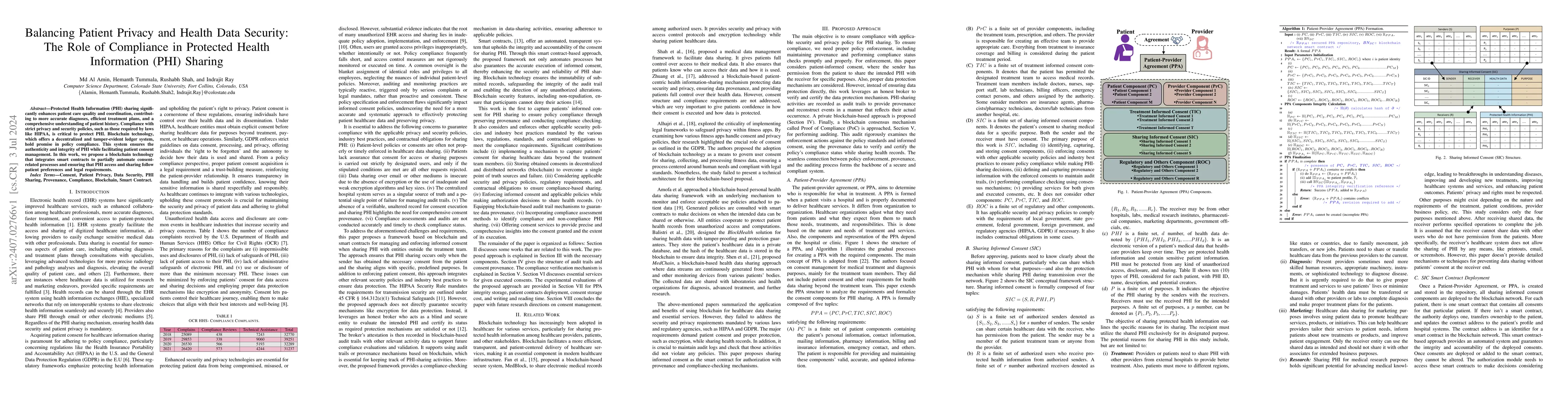 Thumbnail for Balancing Patient Privacy and Health Data Security: The Role of
  Compliance in Protected Health Information (PHI) Sharing