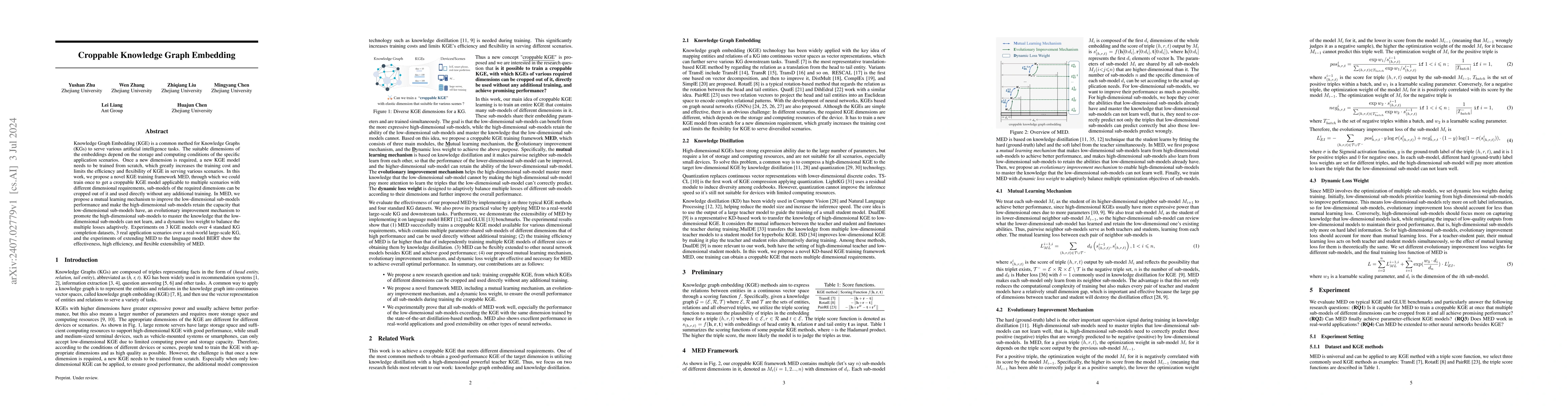 Thumbnail for Croppable Knowledge Graph Embedding
