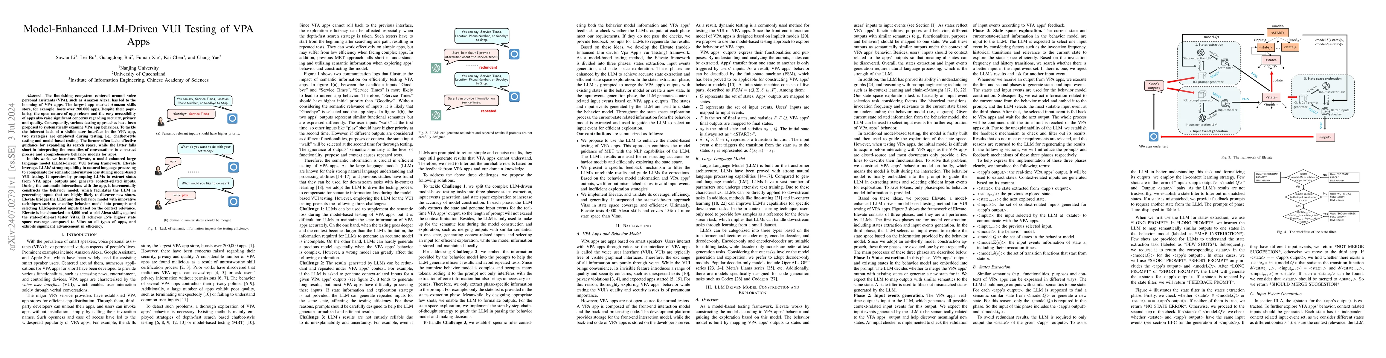 Thumbnail for Model-Enhanced LLM-Driven VUI Testing of VPA Apps