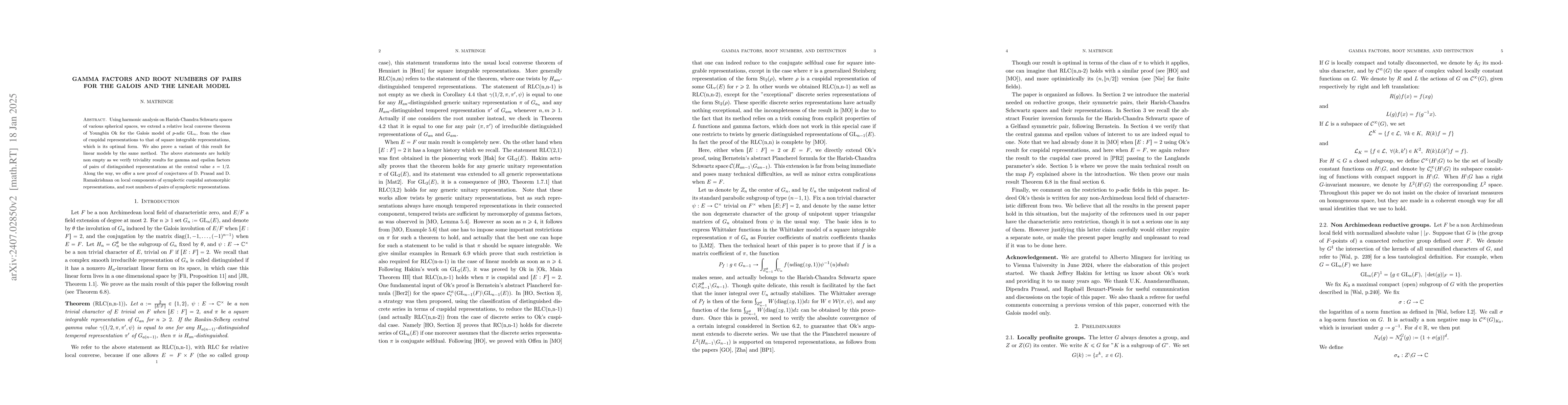 Thumbnail for Ok's relative converse theorem for square integrable representations