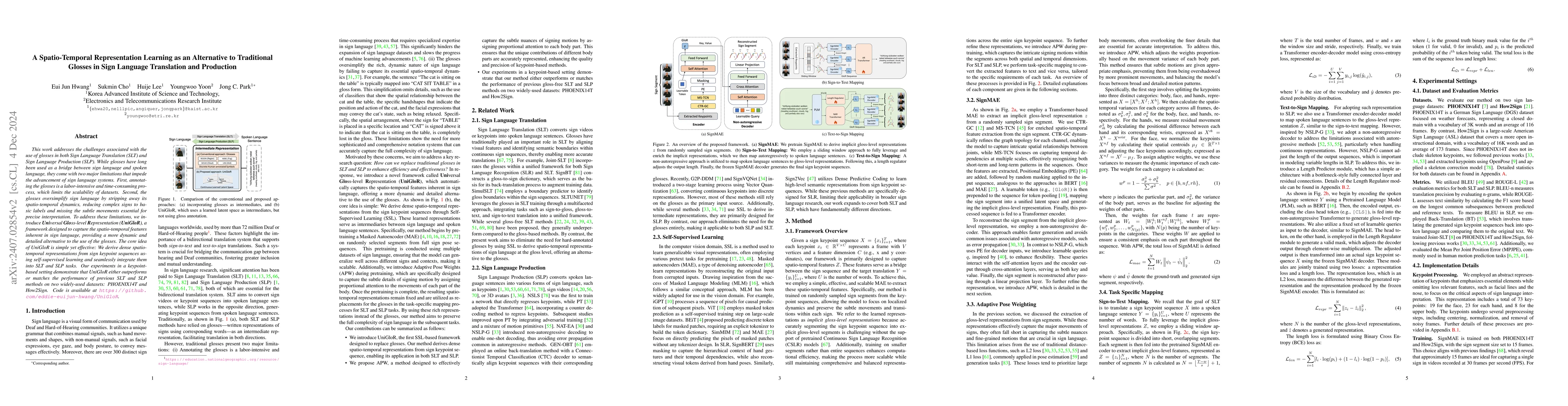 Thumbnail for Universal Gloss-level Representation for Gloss-free Sign Language
  Translation and Production