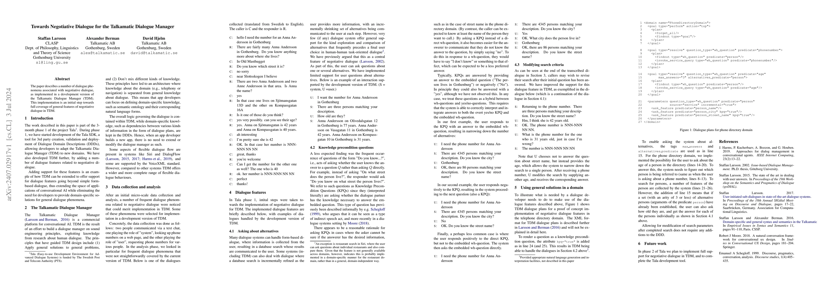 Thumbnail for Towards Negotiative Dialogue for the Talkamatic Dialogue Manager