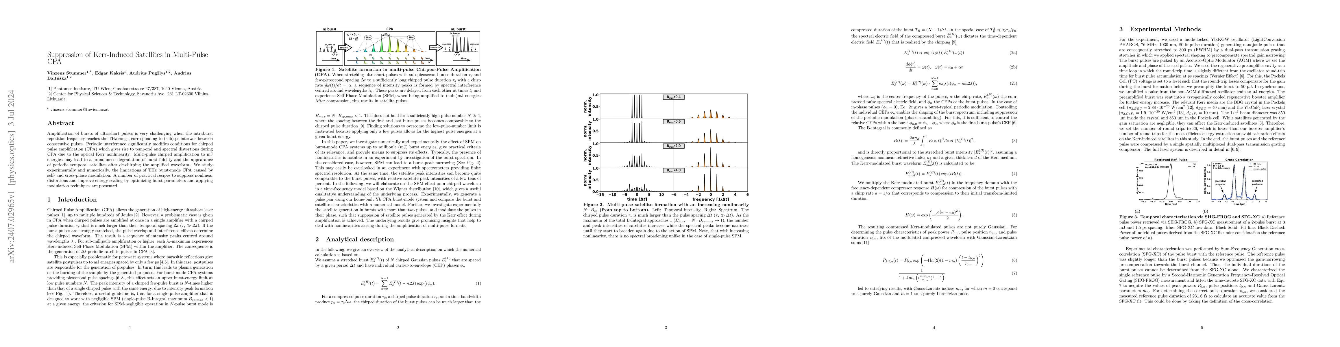 Thumbnail for Suppression of Kerr-Induced Satellites in Multi-Pulse CPA