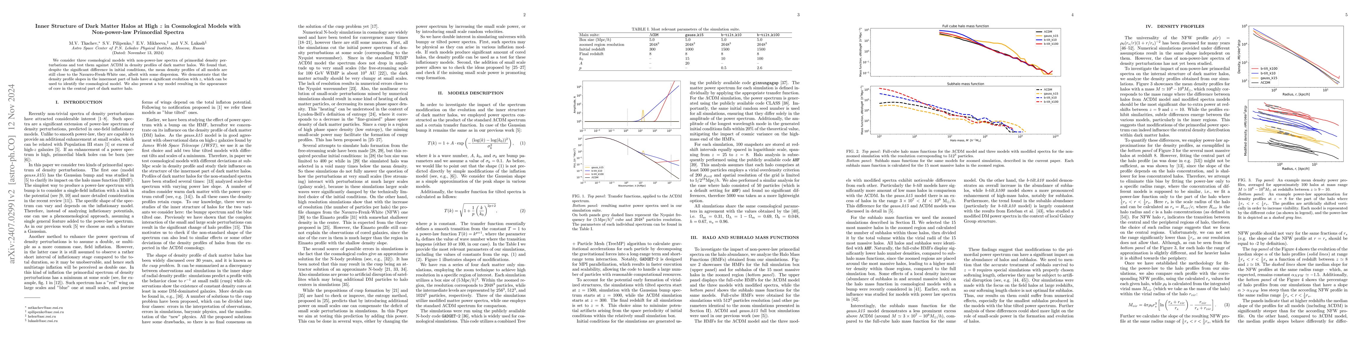 Thumbnail for Shaping Galaxies from the Beginning: Shaking the Cusp by Non-power-law
  Primordial Spectra