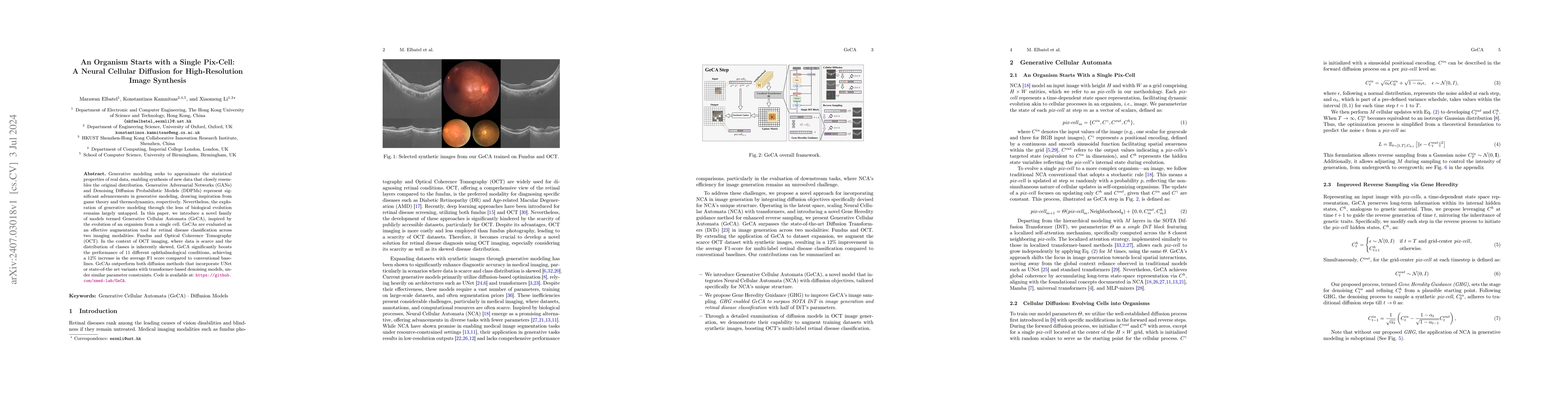 Thumbnail for An Organism Starts with a Single Pix-Cell: A Neural Cellular Diffusion
  for High-Resolution Image Synthesis