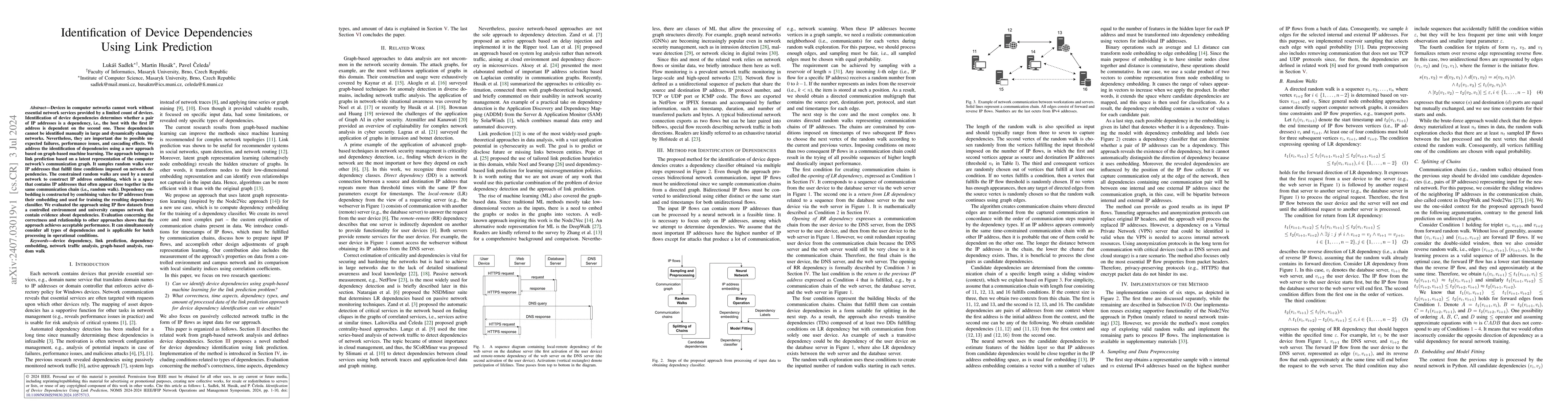 Thumbnail for Identification of Device Dependencies Using Link Prediction