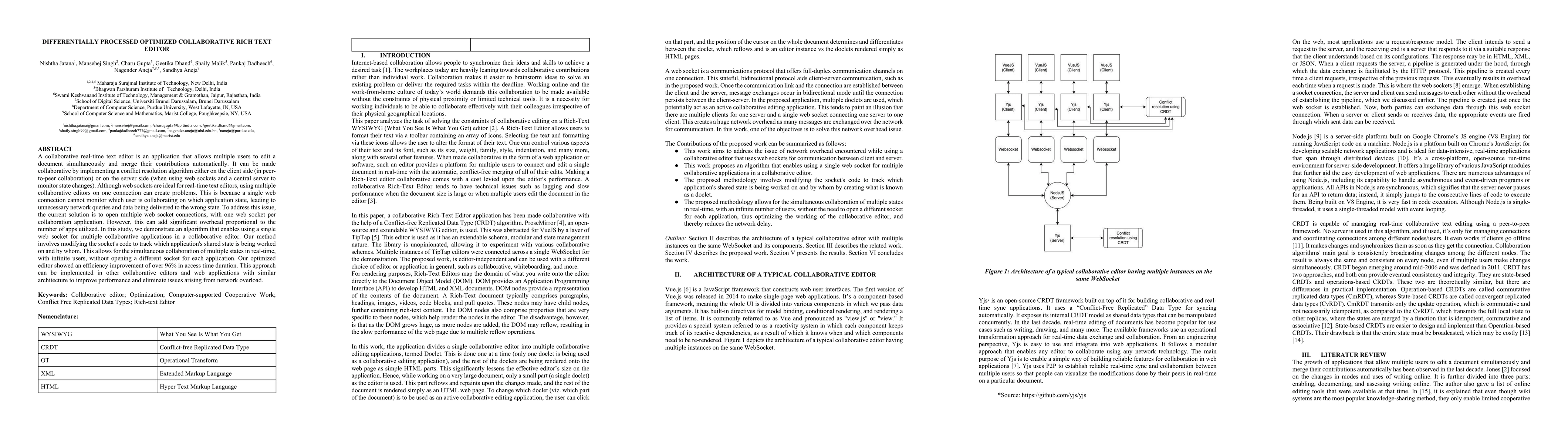 Thumbnail for Differentially Processed Optimized Collaborative Rich Text Editor