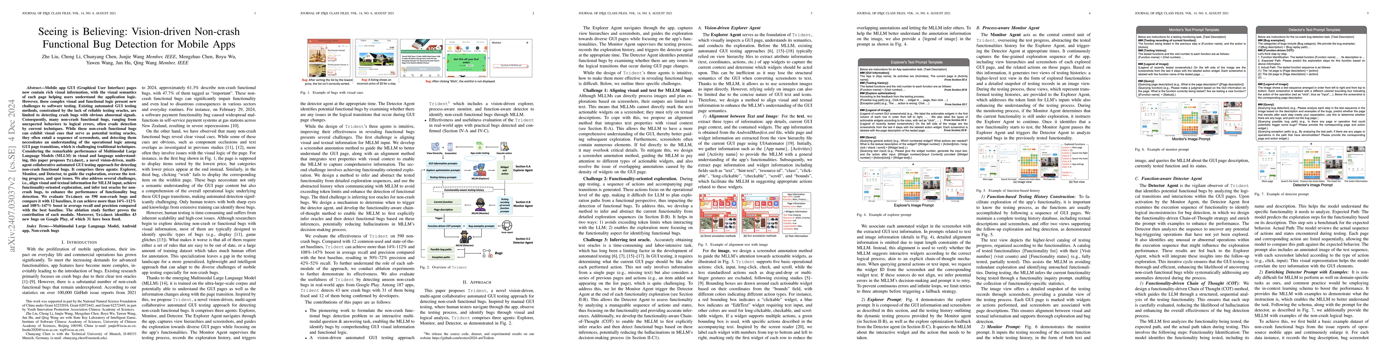 Thumbnail for Vision-driven Automated Mobile GUI Testing via Multimodal Large Language
  Model