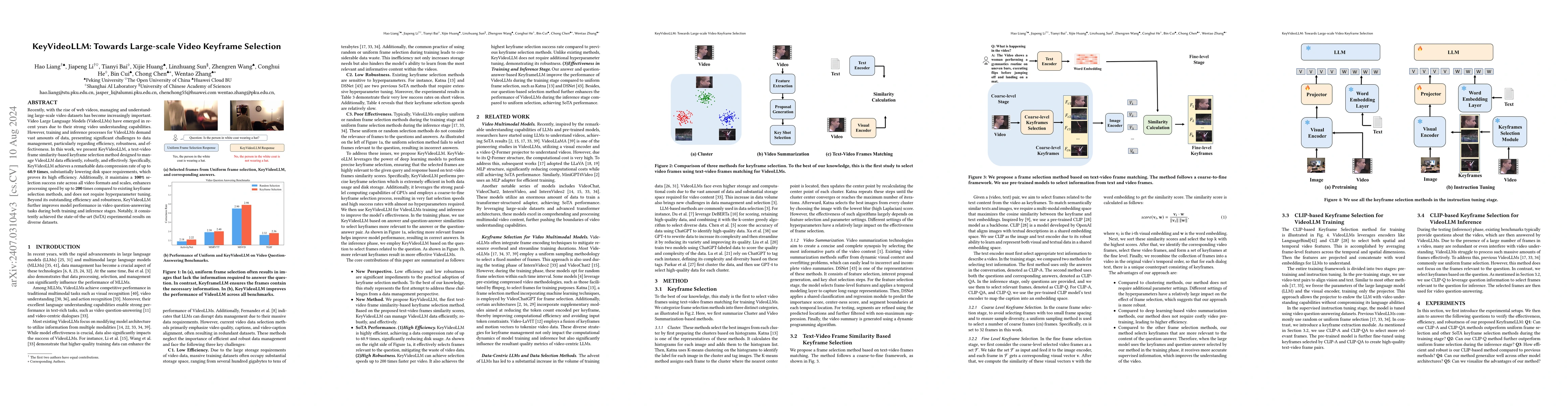Thumbnail for KeyVideoLLM: Towards Large-scale Video Keyframe Selection
