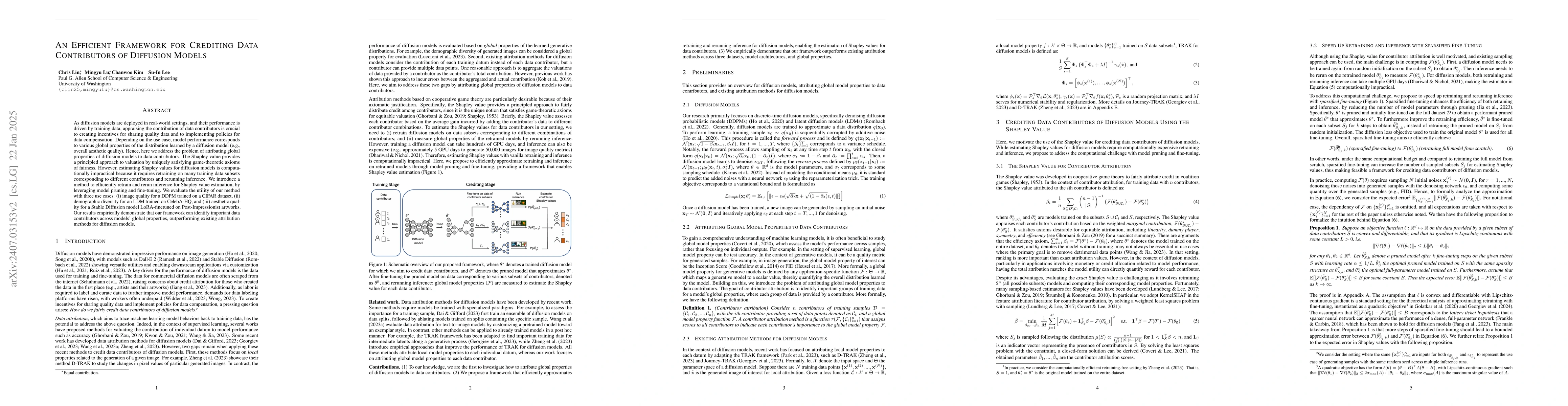 Thumbnail for Efficient Shapley Values for Attributing Global Properties of Diffusion
  Models to Data Group