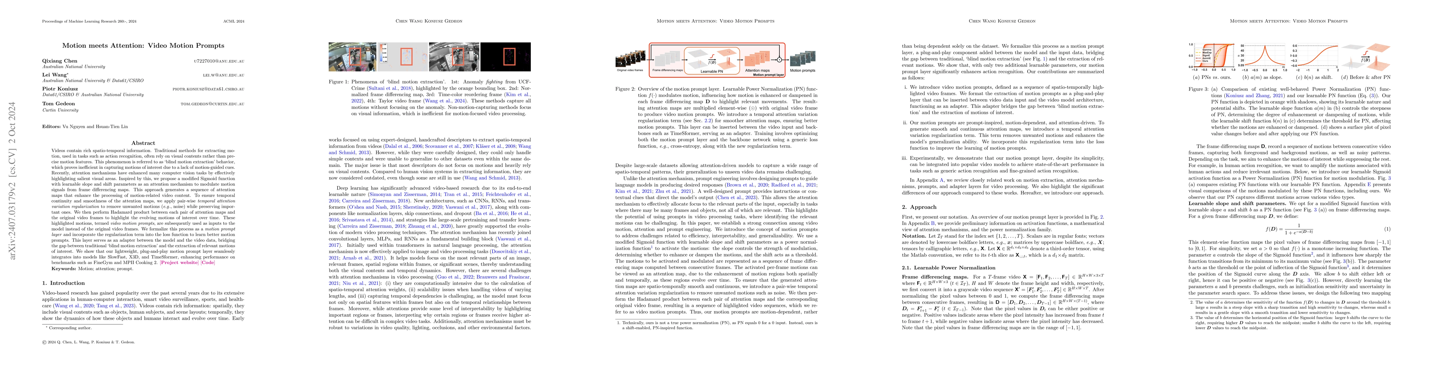 Thumbnail for Motion meets Attention: Video Motion Prompts