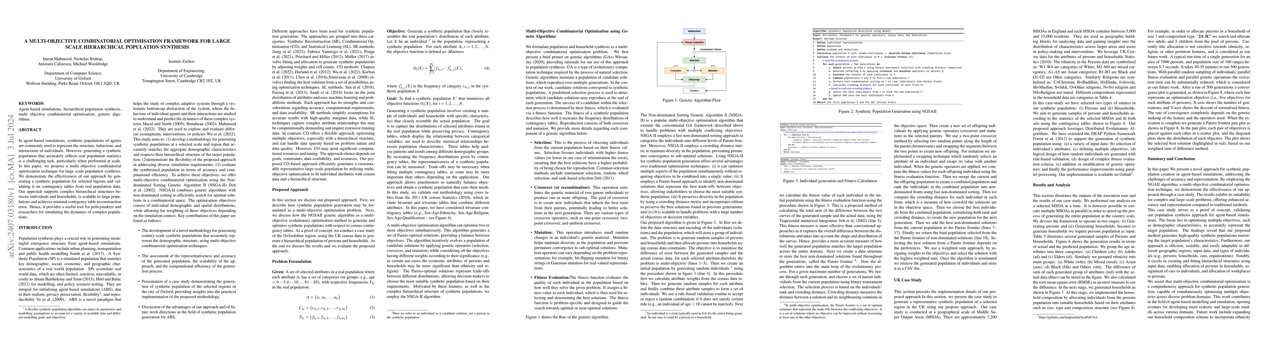 Thumbnail for A multi-objective combinatorial optimisation framework for large scale
  hierarchical population synthesis