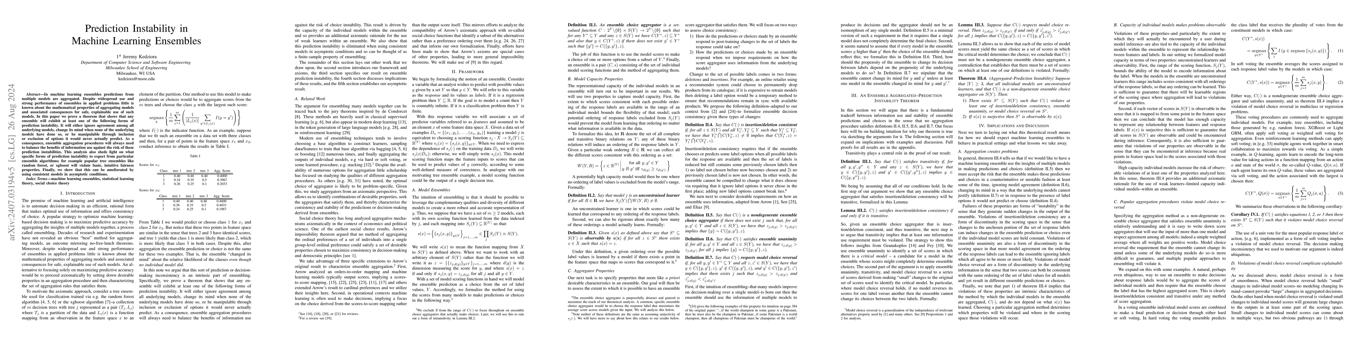 Thumbnail for Prediction Instability in Machine Learning Ensembles