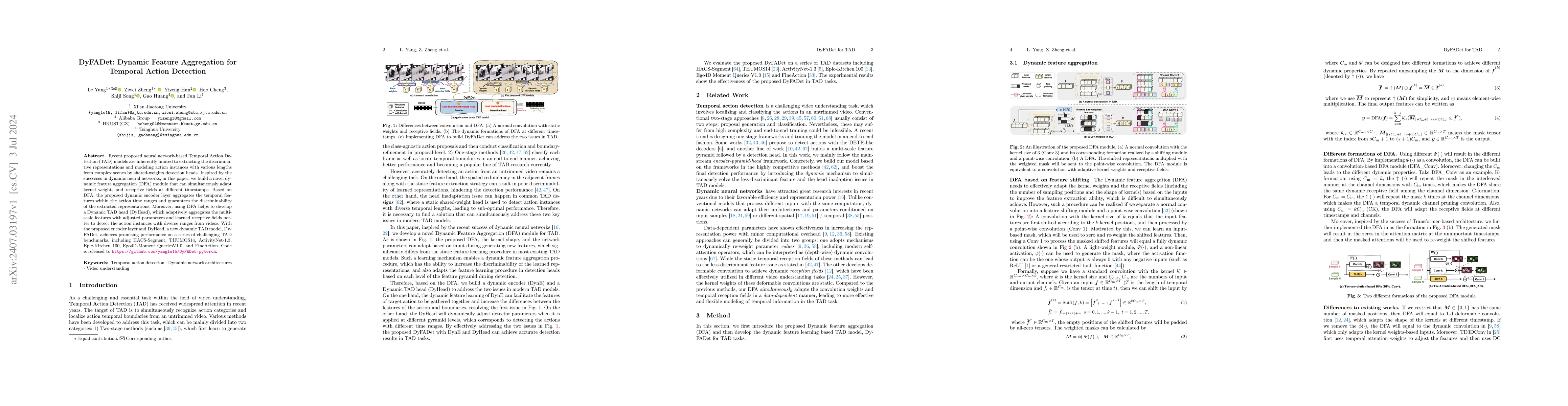 Thumbnail for DyFADet: Dynamic Feature Aggregation for Temporal Action Detection