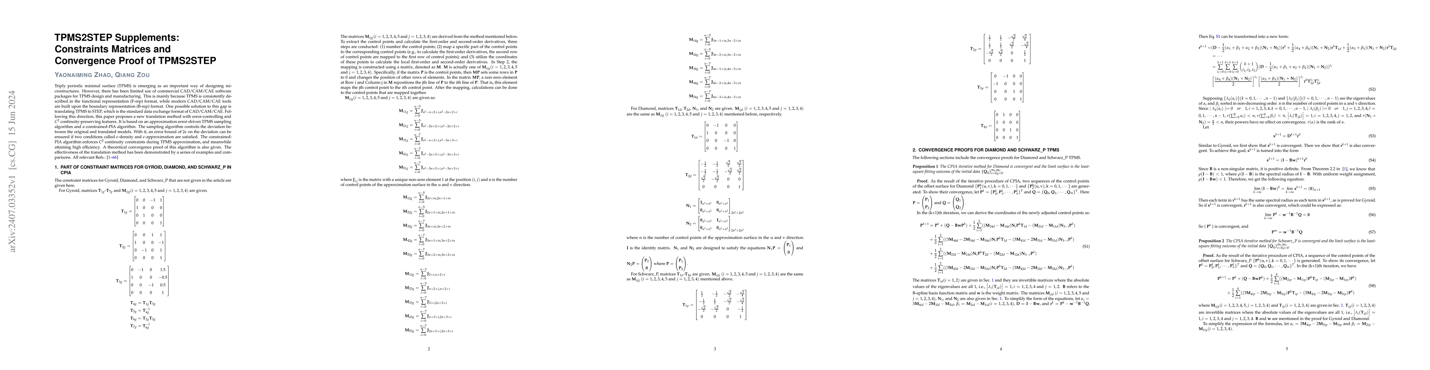 Thumbnail for Constraints Matrices and Convergence Proof of TPMS2STEP