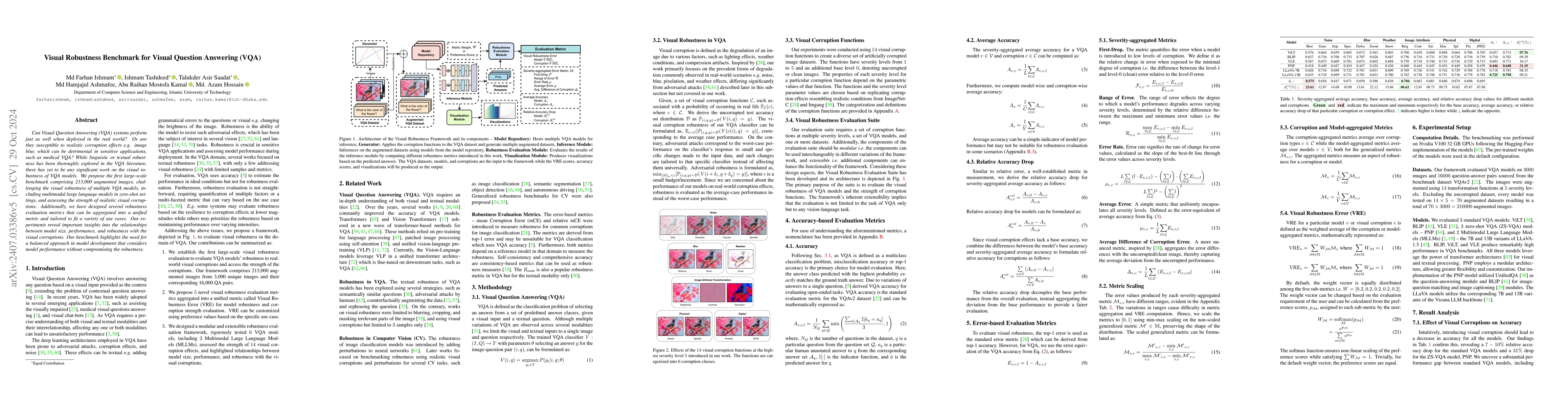 Thumbnail for Visual Robustness Benchmark for Visual Question Answering (VQA)