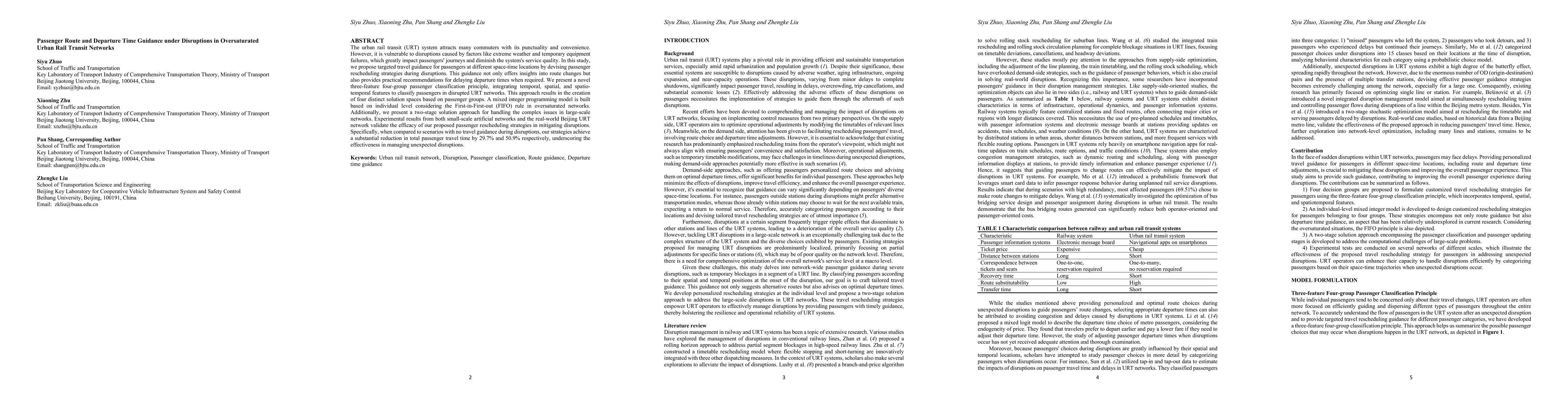 Thumbnail for Passenger Route and Departure Time Guidance under Disruptions in
  Oversaturated Urban Rail Transit Networks