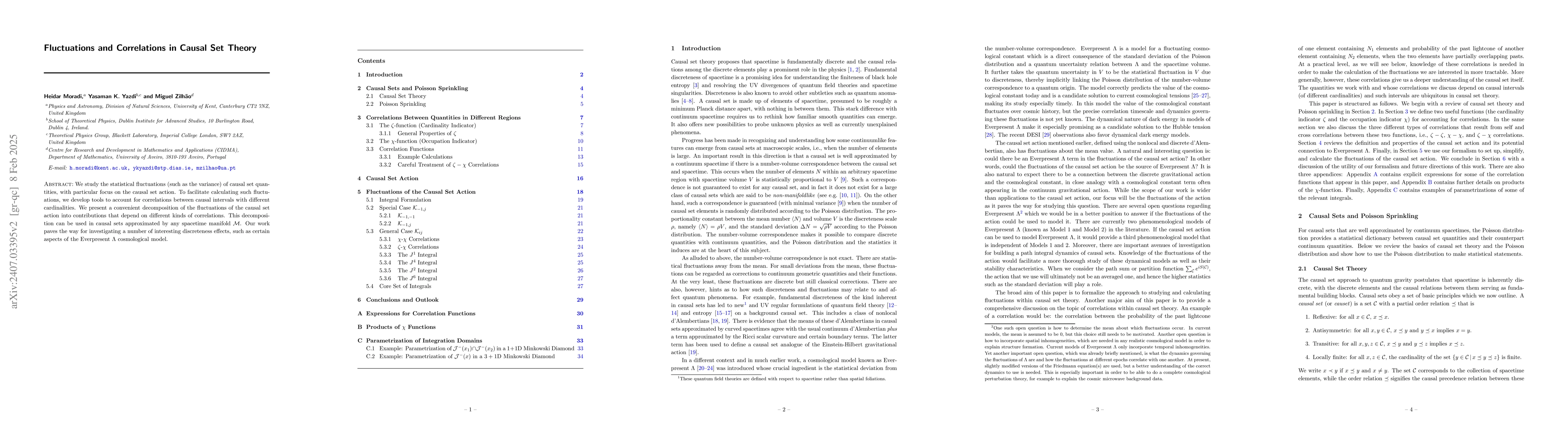 Thumbnail for Fluctuations and Correlations in Causal Set Theory