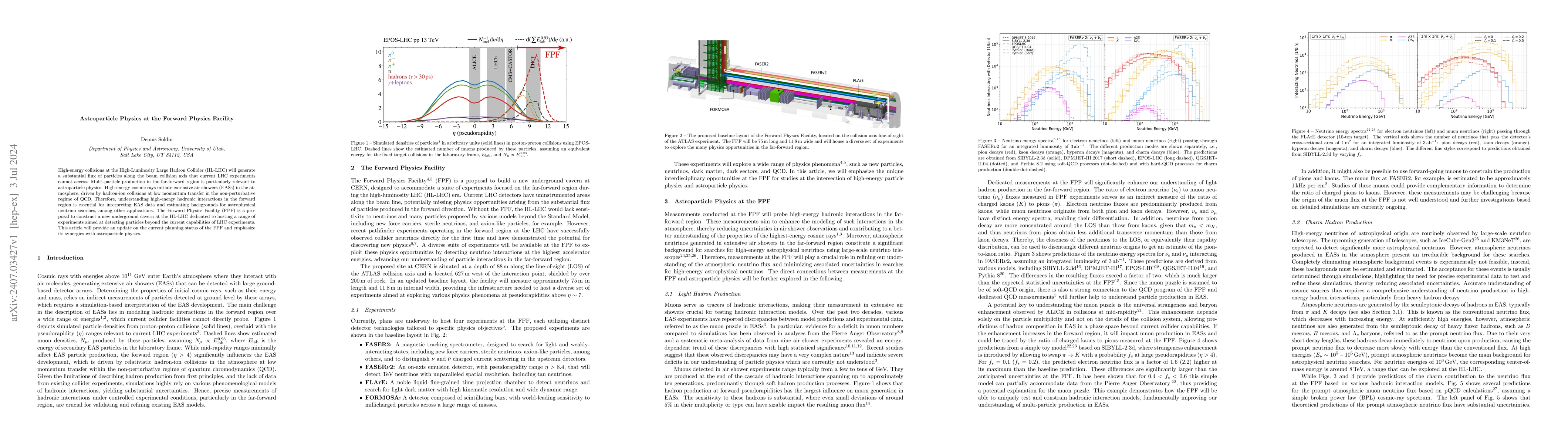 Thumbnail for Astroparticle Physics at the Forward Physics Facility