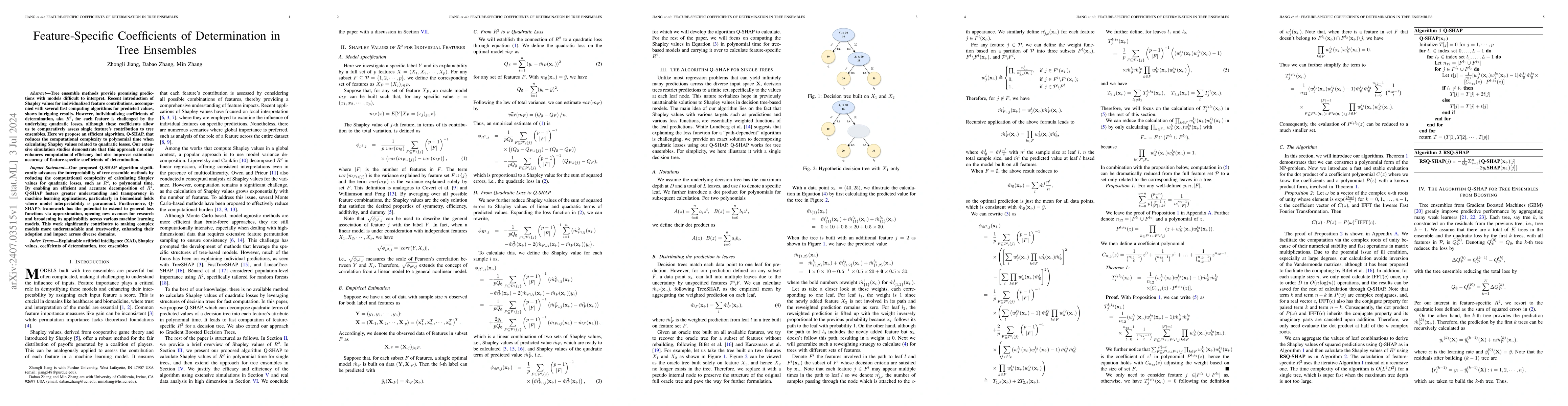 Thumbnail for Feature-Specific Coefficients of Determination in Tree Ensembles