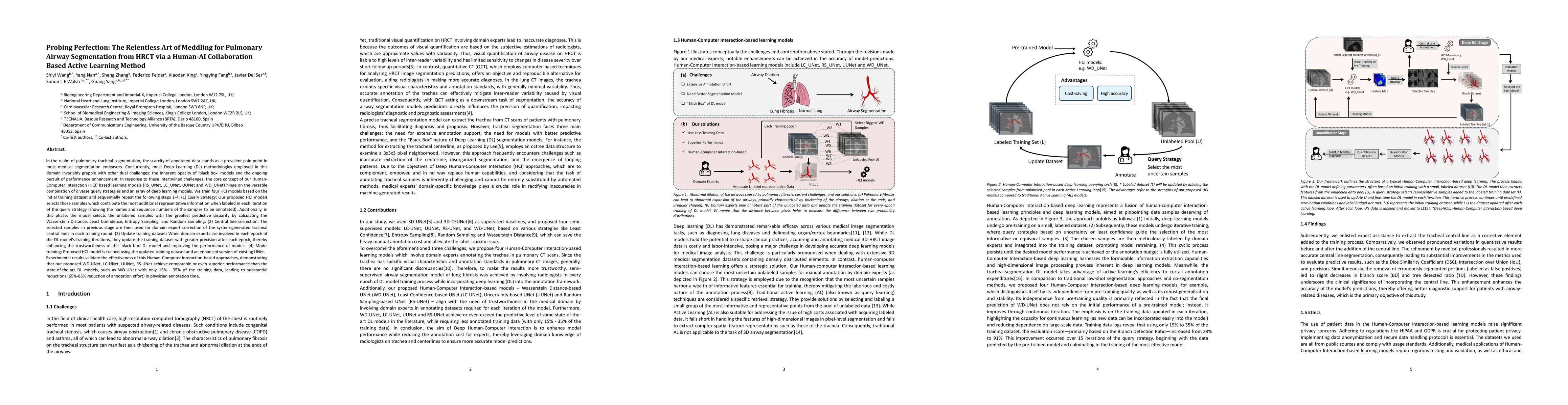 Thumbnail for Probing Perfection: The Relentless Art of Meddling for Pulmonary Airway
  Segmentation from HRCT via a Human-AI Collaboration Based Active Learning
  Method